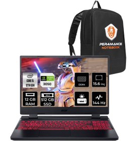 Resim ACER Nitro 5 i5-12450H 12GB 512GB SSD RTX3050/4GB 144Hz 15.6" FHD 