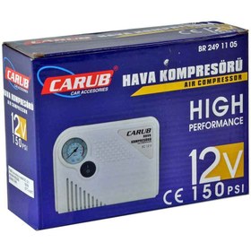 Resim Carub 12v Hava Kompresörü 150 Psi Yassı Br2491105 