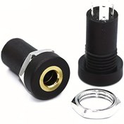 Resim 2 adet PJ-392A/391 3.5Mm 3-Pin Ses ve Video Soketleri, Kadın Konnektörlerle Stereo Çift Kanallı. 