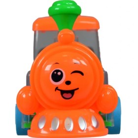 Resim Ctoy Işıklı Sesli Şeffaf Tren Turuncu 
