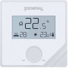 Resim General Life Mitra FH25S Yerden Isıtma Termostatı - Beyaz 
