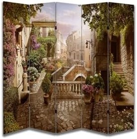 Resim Manzara Temalı Özel Tasarım Paravan Room Divider PRV1280, 180 x 180 