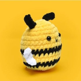 Resim Amigurumi Arı Örgü Seti, Eğlenceli Tığ Kiti 1 