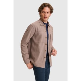 Resim U.s. Polo Assn. Erkek Kahverengi Gömlek Desenli 50324763-VR029 