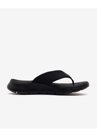 Resim SKECHERS GO WALK FLEX SANDAL Erkek Siyah Parmak Arası Terlik 229214 BBK 