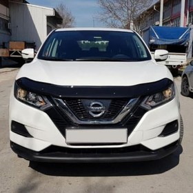 Resim ferrous autoaccessories Nissan Qashqai ile Uyumlu ile Uyumlu Ön Kaput Koruyucu Rüzgarlık 2017 ve Üstü 