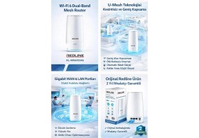 Resim Redline RL-WRAX934G Dual Band Wi-Fi 6 Mesh Router 
