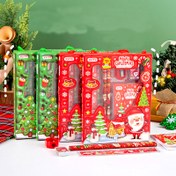 Resim 1 Adet Tatil Hediyesi Kırtasiye Seti Küçük Hediye Kutusu Okul Malzemeleri Kalem Altı Parça Set Taşınabilir Kırtasiye Onun İçin En İyi Noel Hediyesi 