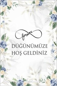 Resim Aker Hediyelik Düğün Karşılama Panosu 02 