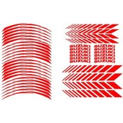 Resim Reflektör Kırmızı Suzukı Uyumlu Racing Şerit 