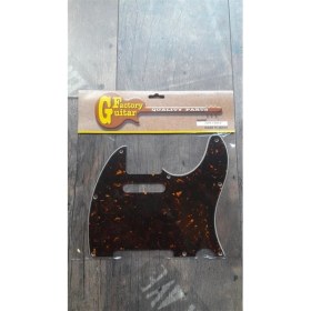 Resim Domo Tep-1tor-B 8 Delikli Tortoise Shell Telecaster Pickguard 