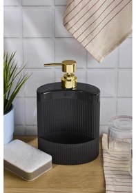 Resim Perotti Montana 16509 Oval Sıvı Sabunluk Siyah 540 ML Siyah 