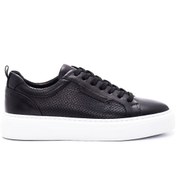 Resim Derimod Erkek Siyah Bağcıklı Deri Sneaker 24SFD640914 