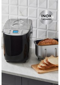 Resim Karaca Bake XL Ekmek Reçel Yoğurt Yapma Makinesi 1500 G + 45 Tarifli Kitapçık 