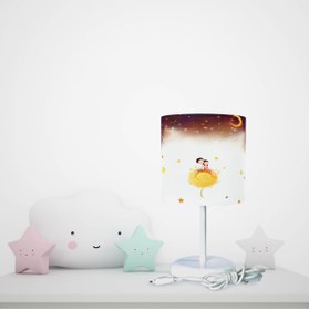 Resim MEKTA HOME Kız Ve Erkek Çoçuklu Abajur 