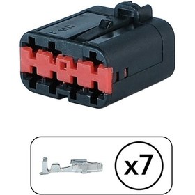 Resim Cam Düğme Soketi 7 Pin Kablosuz 