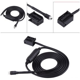 Resim Reedark Bmw Z4 E85/e86 2003-2008 Ve X3 E83 2004-2010 İçin Aux Ana Bağlantı Kablosu, Ipod İle Araç Ses Sistemi Hızlı Bağlantı, 1.5m Siyah, Plug & Play 