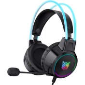 Resim Digital Computer Home Onıkuma X15 Pro Oyun Kulaklığı 3.5mm Kablolu Kulaklık Rgb Aydınlatma Efekti ile Çevresel Ses Oyun Kulaklığı (Yurt Dışından) 