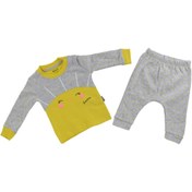 Resim Miniworld Kız Bebek Papatyalı Işıklı Ikili Takım 3-18 Ay 