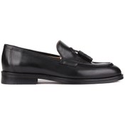 Resim Shoetyle - Siyah Deri Püsküllü Erkek Klasik Ayakkabı 250-7955-844-siyah 