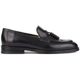 Resim Shoetyle - Siyah Deri Püsküllü Erkek Klasik Ayakkabı 250-7955-844-siyah 