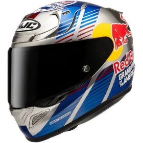 Resim HJC RPHA12 Red Bull Austin GP II MC21 Kapalı Motosiklet Kaskı 