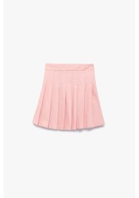 Resim Koton Kız Çocuk Pamuklu Kalın Pileli Basic Mini Etek Pembe 