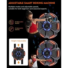 Resim Getittir Bluetooth Hoparlör Özellikli Duvar Boks Makinesı 9 Mod Seviye Ayarlı Müzikli Boks Makinesı - Lisinya 
