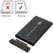 Resim 2.5 İde Harddisk Kutusu Usb2.0 - İde Hdd Kutu Çevirici Bağlantı 