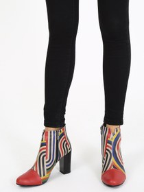 Resim CassidoShoes Cassıdoshoes Bordo Kırmızı Topuklu Klasik Bot Kadın Bot 025-147 