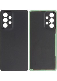 Resim Samsung A53 Siyah Uyumlu Arka Kapak Batarya Kapağı Pil Kapağı Siyah 