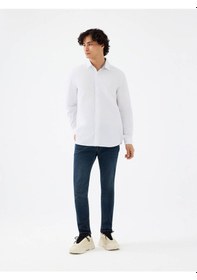 Resim Loft Regular Fit Beyaz Erkek Gömlek Lf2036766 Beyaz 