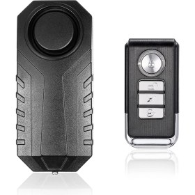 Resim Kablosuz Uzaktan Kumandalı Alarm Suya Dayanıklı Bisiklet Motosiklet Araç Kapı Pencere Alarm Cihazı 