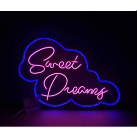Resim Sweet Dreams Yazılı Neon Led Renkli 