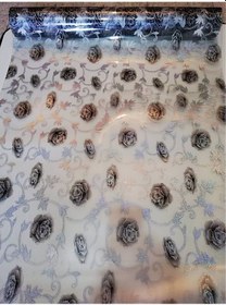 Resim Şeffaf Masa Örtüsü 1,7 Mm Kalın Desenli Pvc Kaymaz Masa Örtüsü (543902706) 