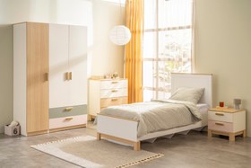 Resim MOKİDO ÇEKMECELİ GENÇ ODASI TAKIMI, 3 KAPAKLI 