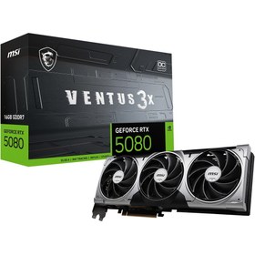 Resim MSI Ventus 3X GeForce RTX 5080 OC 16GB GDDR7 256Bit HDMI/DP Ekran Kartı 