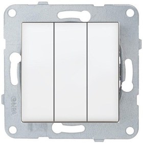 Resim Viko Karre - Meridian Üçlü Anahtar - Çerçevesiz 