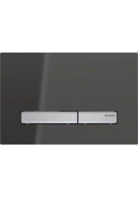 Resim Geberit Sigma50 115.788.sd.2 Kumanda Paneli, Çift Basmalı, Füme Cam Füme 