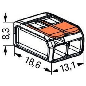 Resim 221-412 Wago Buat Klemens 2li(100 Adet) 