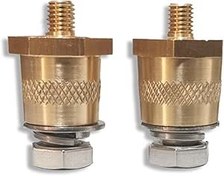 Resim SFALCI M6 Dişli Erkek Pirinç Akü Terminali Şarj Direkleri Akü Tamir ve Modifikasyon Aksesuarları Dış 3/8 inç İç 8mm 