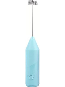 Resim Honeybeeshop Blue 4 Renk Seçenekli El Tipi Elektrikli Blender Yumurta Çırpıcı Süt Köpürtücü Diğer 