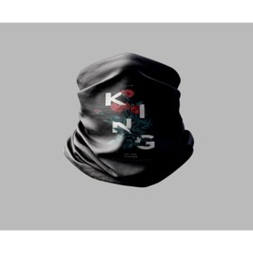 Resim Buffalo Yazı Tasarımlı Motorcu Buff Maske Outdoor Boyunluk Unisex Bandana 