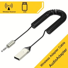 Resim 3.5mm AUX Jack, USB Gücü, Dahili Mikrofon ve Hoparlör ile Evrensel Kablosuz Araba Ses Alıcısı Adaptörü - Metal Yapı, Eller Serbest Arama, Ses Kontrolü, Nano Stereo Ses, Ayarlanabilir Parlaklık, Düşük Profil Tasarım, Onboard Titreşim Giderme, Kolay Kurulum, Harici Güç Gerektirmez, Araba Ses Alıcısı Adaptörü, GPS Navigasyon, Surround Ses Sistemi, Pil Gerektirmez, Kablosuz Ses Alıcısı 