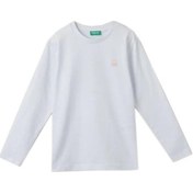 Resim Benetton Tshırt Ekru 