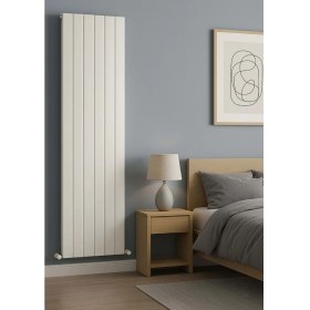 Resim İconi Neva Dikey Duble Alüminyum Dizayn Radyatör Krom Kapak - 1800 X 407 