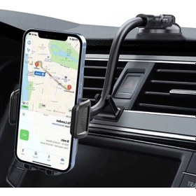 Resim Linktech H711 Vantuzlu Uzun Kol Araç İçi Telefon Tutucu 