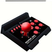 Resim Gaojunshop01 Kırmızı Siyah Wired Arcade Oyun Çubuğu Switch Pc Ps3 Android Tv İçin Uyumlu 
