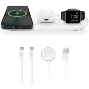 Resim Ttec Aircharger Trio 3’ü 1 Arada iPhone + Apple Watch + Airpods Kablosuz Hızlı Şarj Aleti 