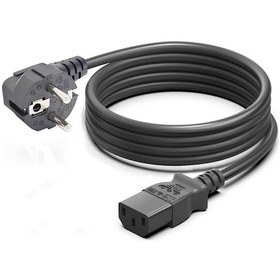 Resim Koodmax 20 Adet C13 Bakır Power Kablo Standart Kasa Monitör Elektrik Güç Kablosu 1.8 Mt 